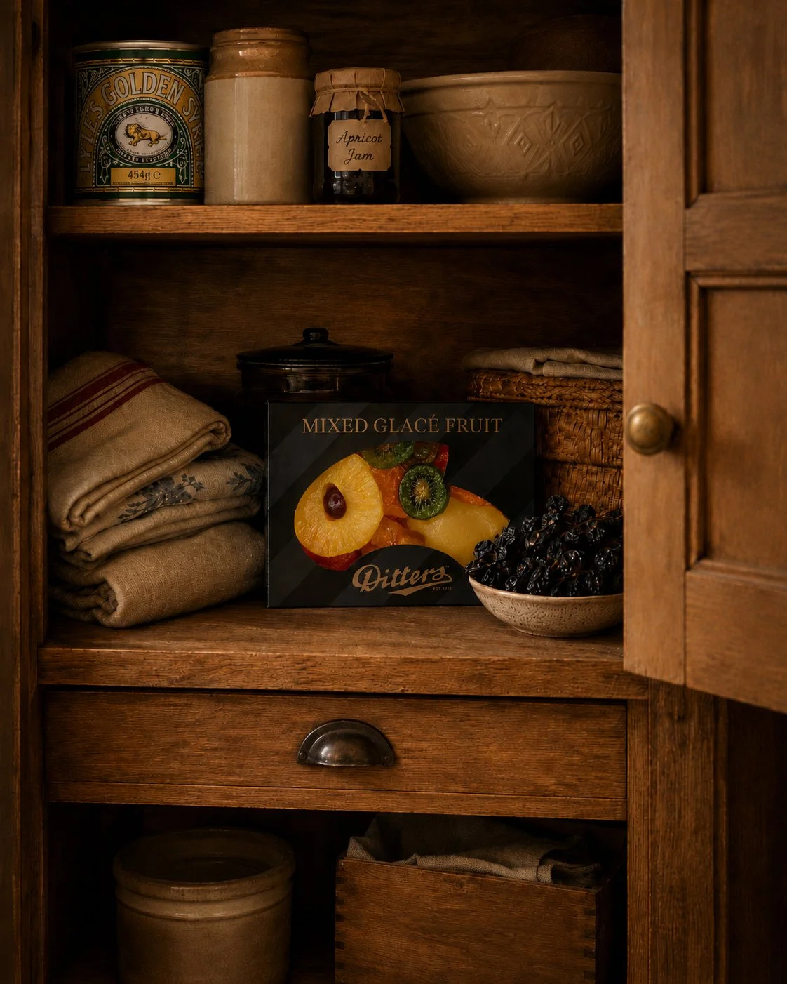 A few weeks before Christmas, Andi&rsquo;s mum would catch the tram into the city to visit Ditters, returning home with glac&eacute; fruit, nuts and dried muscatels carefully hidden away in a bedroom cupboard.

The children knew where they were, of c