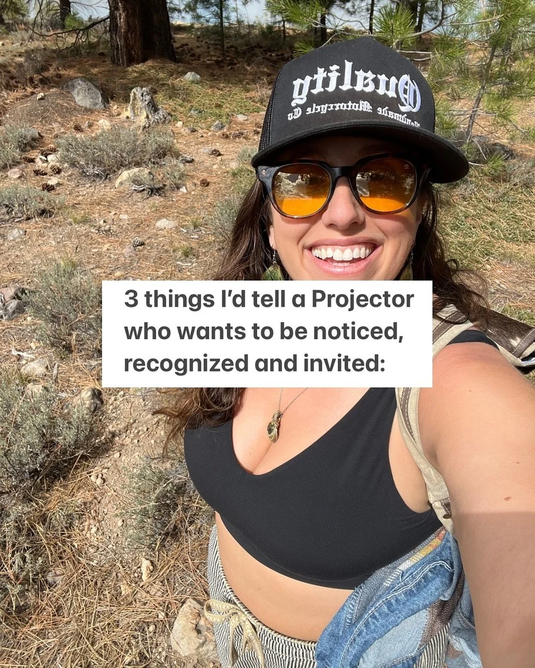 For Projectors- the work is really about seeing.

You are both designed to see *and* to be seen. 

You are both designed to recognize and be recognized. 

You are both designed to individuate others in their experience and to be individuated in *your