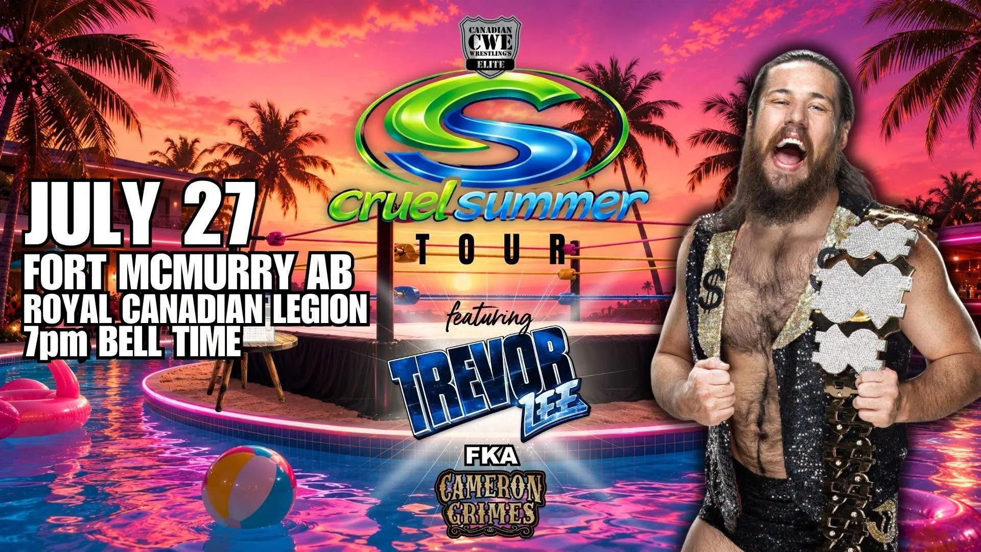 CWE Cruel Summer Tour, Featuring WWE/NXT/TNA Star Trevor Lee