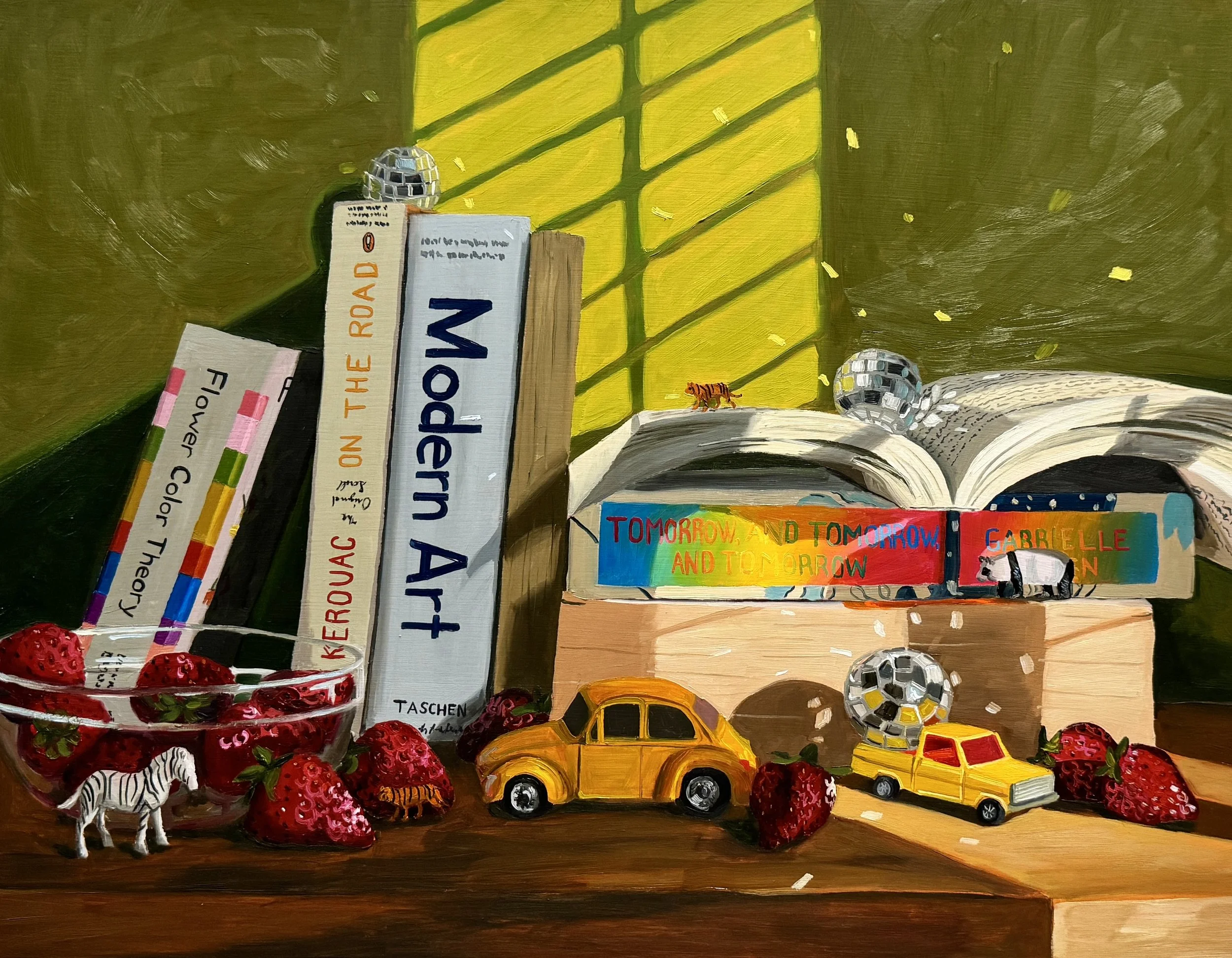 Bookshelf Disco.JPG