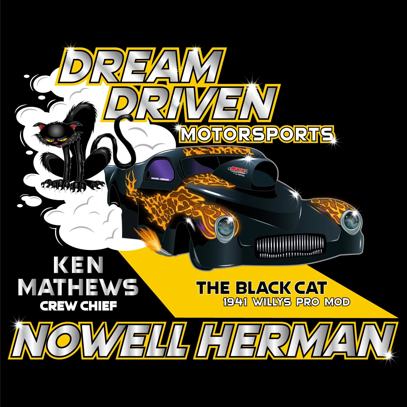 Dream Driven Motorsports Shirt Design