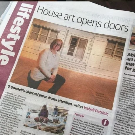 Isabell Petrinic, "House art opens doors"