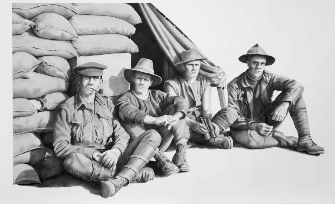 Dugout at 1st Division headquarters 2015