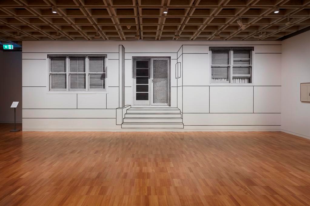 Utube of the Installation of work into AGNSW