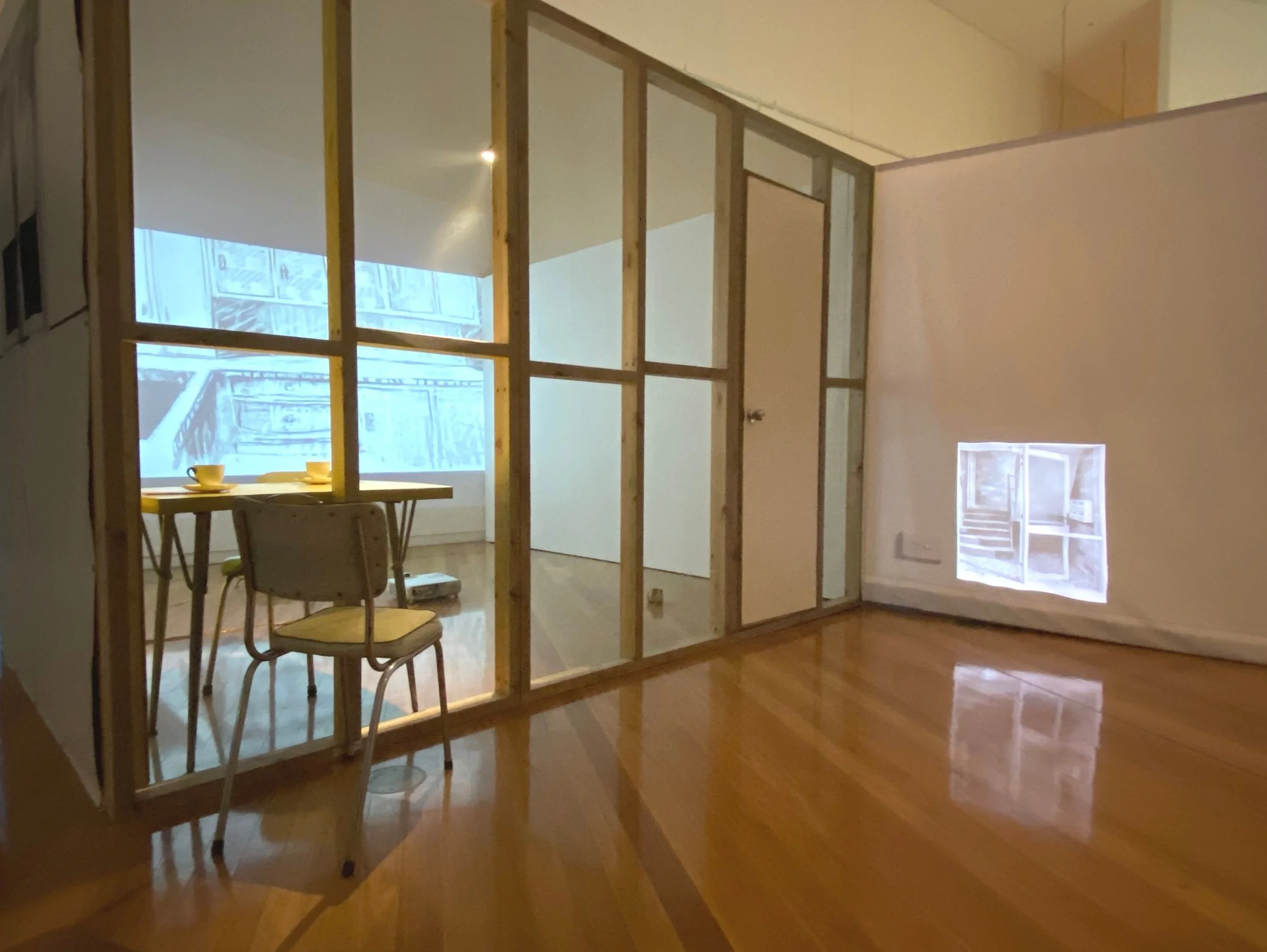 Hardenvale -our home in Absurdia,  installation shot, Wagga Wagga Regional Gallery, 2020