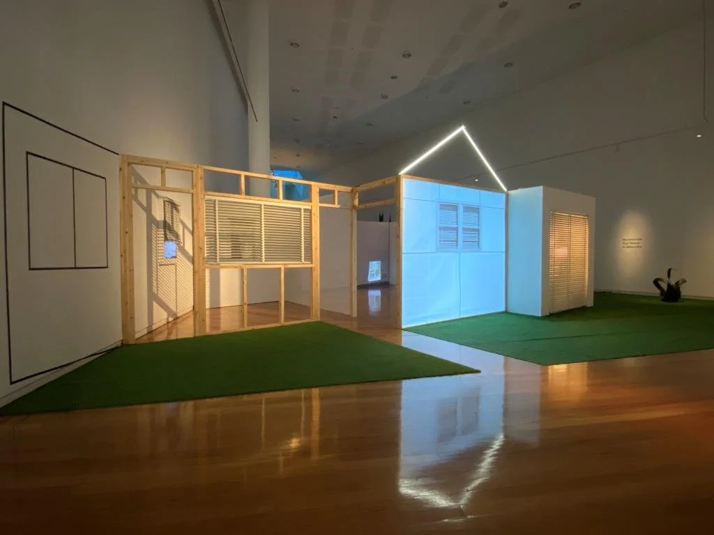 Hardenvale -our home in Absurdia,  installation shot, Wagga Wagga Regional Gallery, 2020