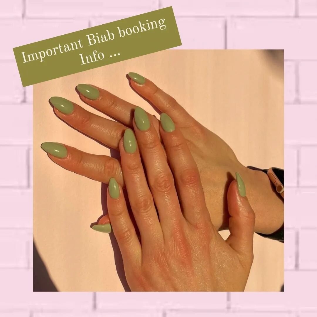 TREATMENT OF THE MOMENT goes to 🥁🥁🥁 BIABS!! AKA Gel Nails which can be infilled and promotes healthy strong nails.

just a quick heads up for clients who have had biabs elsewhere, we need you to book in a removal and then a new set because we  hav