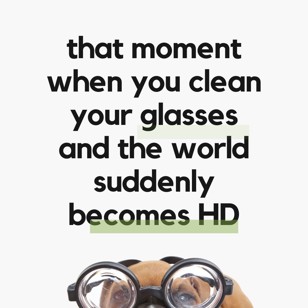 Ever cleaned your glasses and felt like you've just upgraded your world to HD? 🤓✨ Not only does everything look crisper, but for us photographers, clean lenses can really make a difference. Less dirt and smudges mean reduced lens flare when using fl