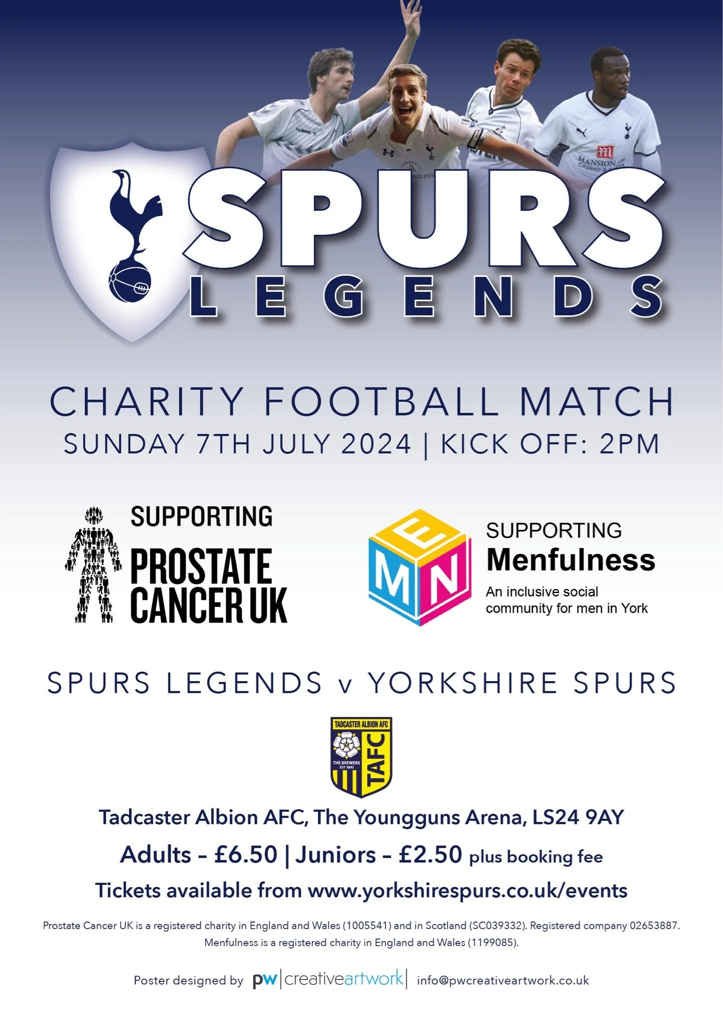Spurs Legends v Yorkshire Spurs