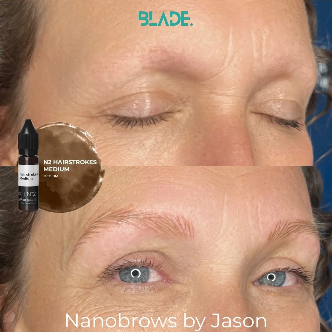 One of my favourite sets of brows to do so far!

Artist: Jason
Technique: machine hairstrokes (Nanobrows)
Duration: 2 hours
Results: 1-3 years
Location: Sydney and Auckland

#nanobrows #machinehairstrokes #browgoals #pmu #sydney #sydneybrows #sydneym