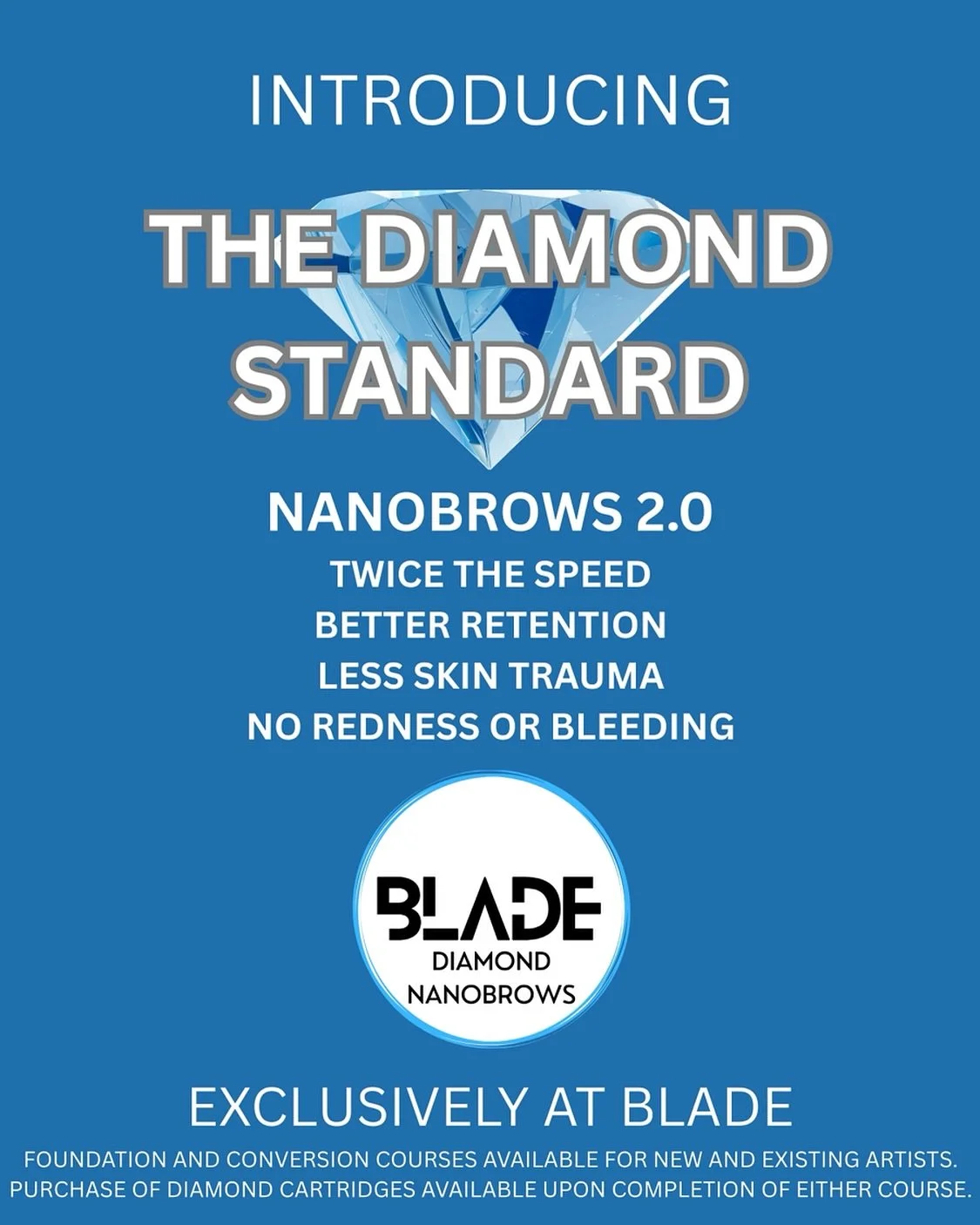 It&rsquo;s here&hellip; 💎
Diamond Nanobrows has officially landed, and it&rsquo;s about to transform the way you work (and the way your clients heal).

Why &ldquo;Diamond&rdquo;? Because this technique cuts out wasted time, protects your posture, an
