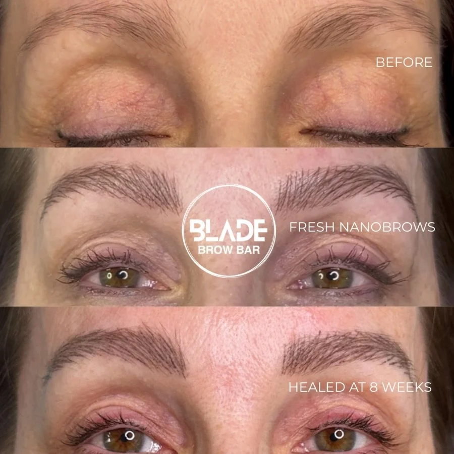 FRESH VS HEALED 

Artist: Jason
Technique: machine hairstrokes (Diamond Nanobrows - exclusive to BLADE)
Duration: 1 hour
Results: 1-3 years
Location: Sydney and Auckland

#nanobrows #machinehairstrokes #microblading