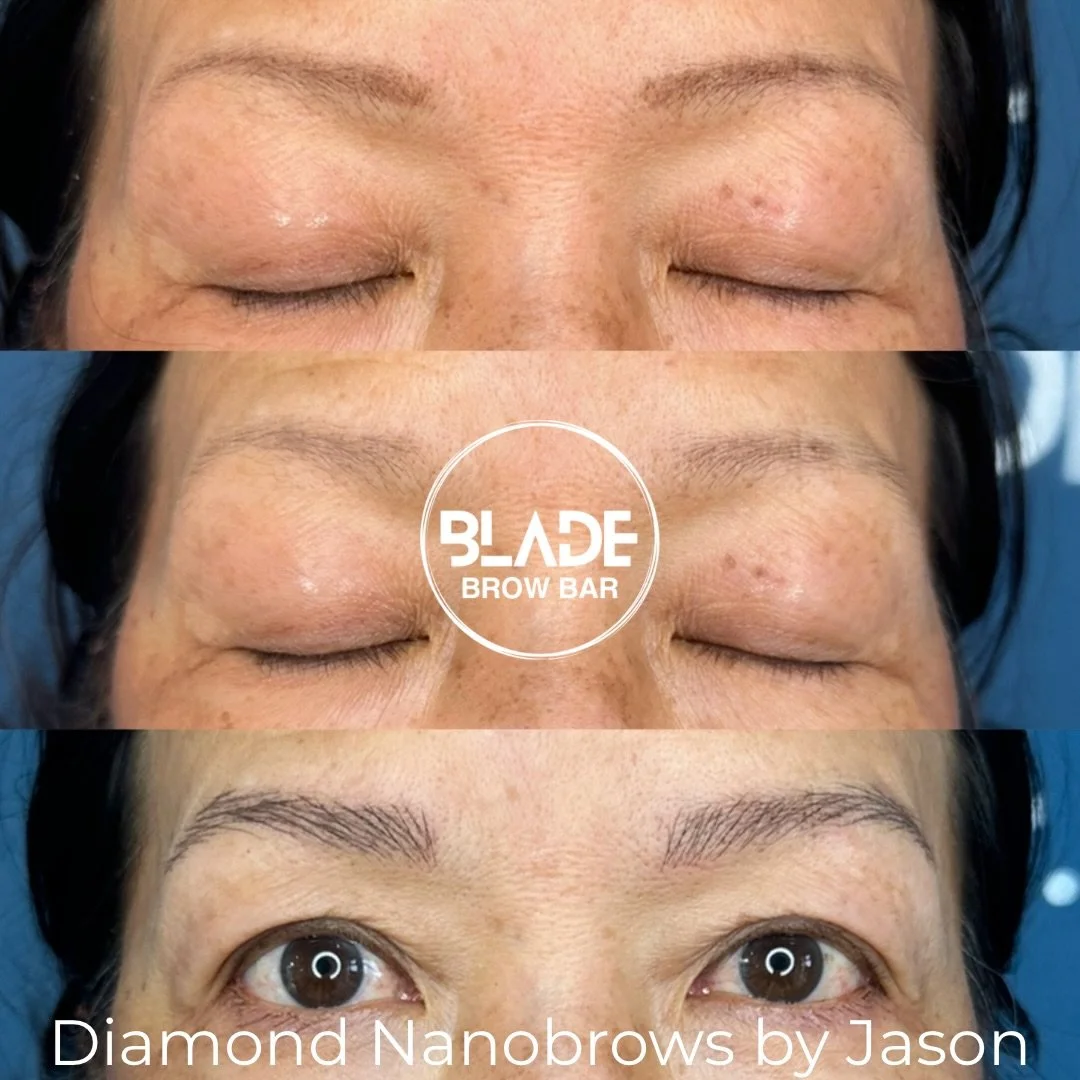 Artist: Jason
Technique: machine hairstrokes (Diamond Nanobrows - exclusive to BLADE)
Duration: 1 hour
Results: 1-3 years
Location: Sydney and Auckland

#nanobrows #machinehairstrokes #microblading