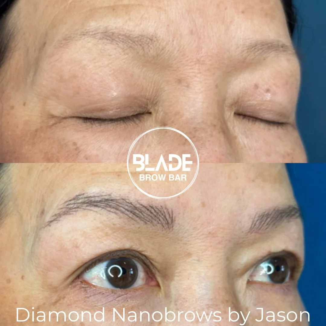Artist: Jason
Technique: machine hairstrokes (Diamond Nanobrows - exclusive to BLADE)
Duration: 1 hour
Results: 1-3 years
Location: Sydney and Auckland

#nanobrows #machinehairstrokes #microblading
