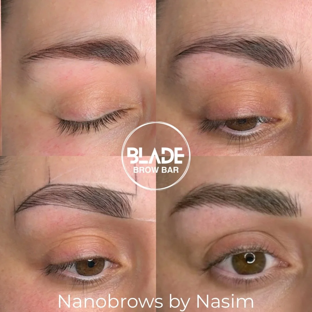 Check out this transformation.
1. Client make up 
2. Natural brow
3. Mapping
4. Nanobrows

Artist: Nasim
Technique: machine hairstrokes (Nanobrows)
Duration: 2.5 hours
Results: 1-3 years
Location: Auckland