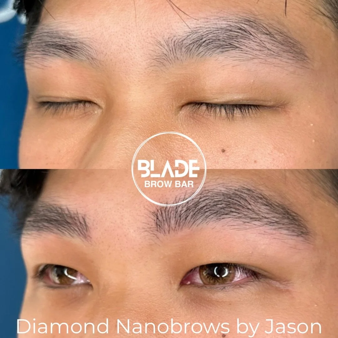 SPOT THE DIFFERENCE 👀

These are Nano Brows on a client who already had good, thick brows.

The goal wasn&rsquo;t to add more&hellip; it was to even out density.
His natural hairs are fine, with lighter areas at the front and through the arch to the