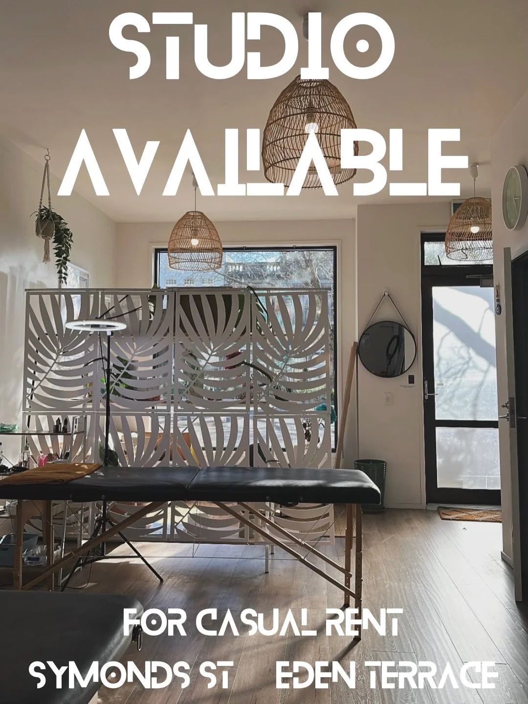 ✨ STUDIO AVAILABLE FOR CASUAL RENT ✨

Looking for a professional, beautifully presented space to work from?

Our studio is available for casual rental, ideally suited to beauty professionals, brow artists, tattoo artists and other creative practition