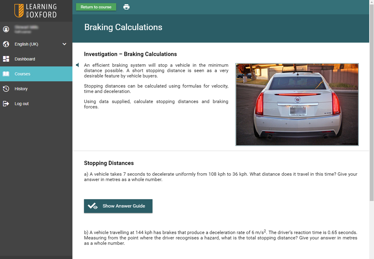 Automotive Software - Braking Systems Investigation