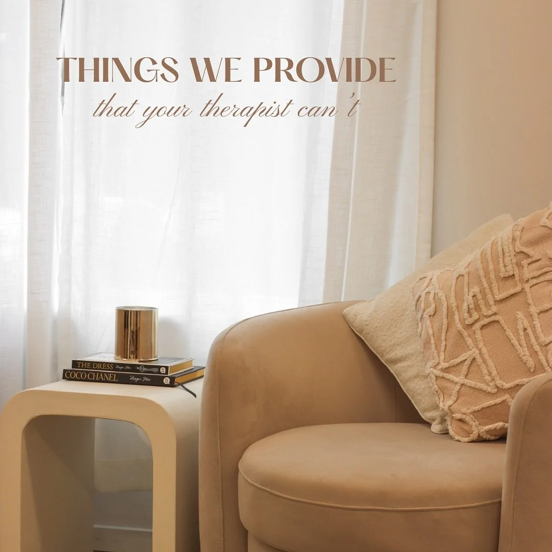 We aren&rsquo;t just hair artists, we&rsquo;re your unofficial sounding board for all things going on in your life 💫

Things we provide, your therapist can&rsquo;t 
&bull;d&amp;m while sorting your roots
&bull;taking your side with your besties and 