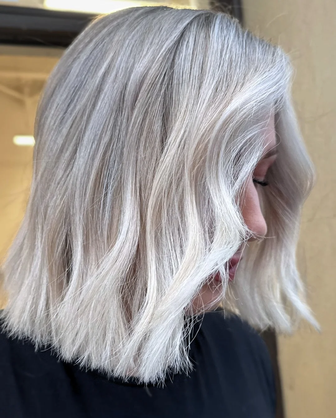 Six months of consistent care and 2 full head balayage sessions later ✨ Bright blonde, healthy hair takes time, but it&rsquo;s so worth it. This colour journey was needed to take slow to ensure the health of Abby&rsquo;s hair as she had bleach blonde