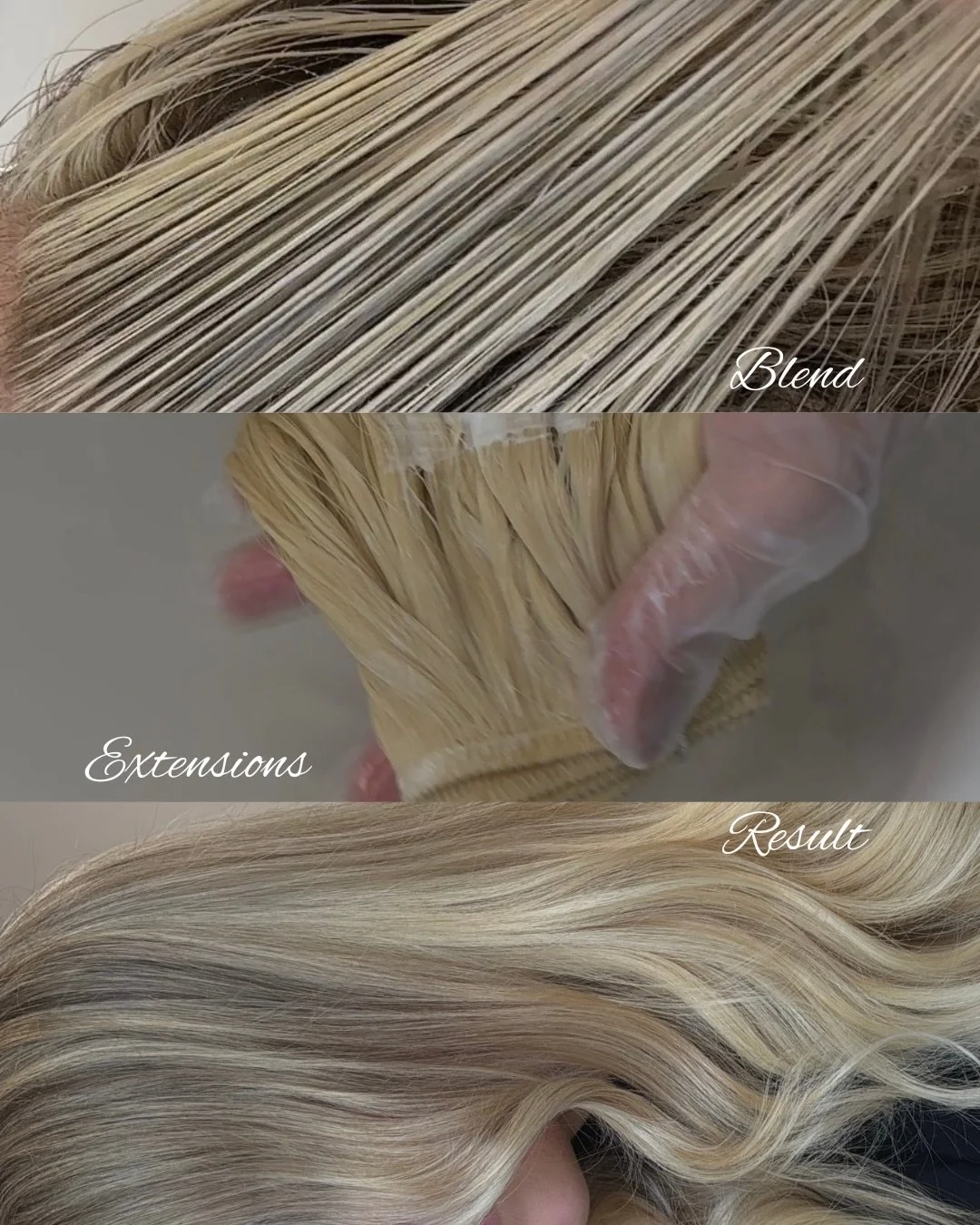 Creating dream hair sometimes requires a full beat. We&rsquo;re talking balayage, a full set of micro weft extensions, custom toners and blended cuts to make everything feel cohesive and seamless ✨

Where we started was a grown out balayage, along wi