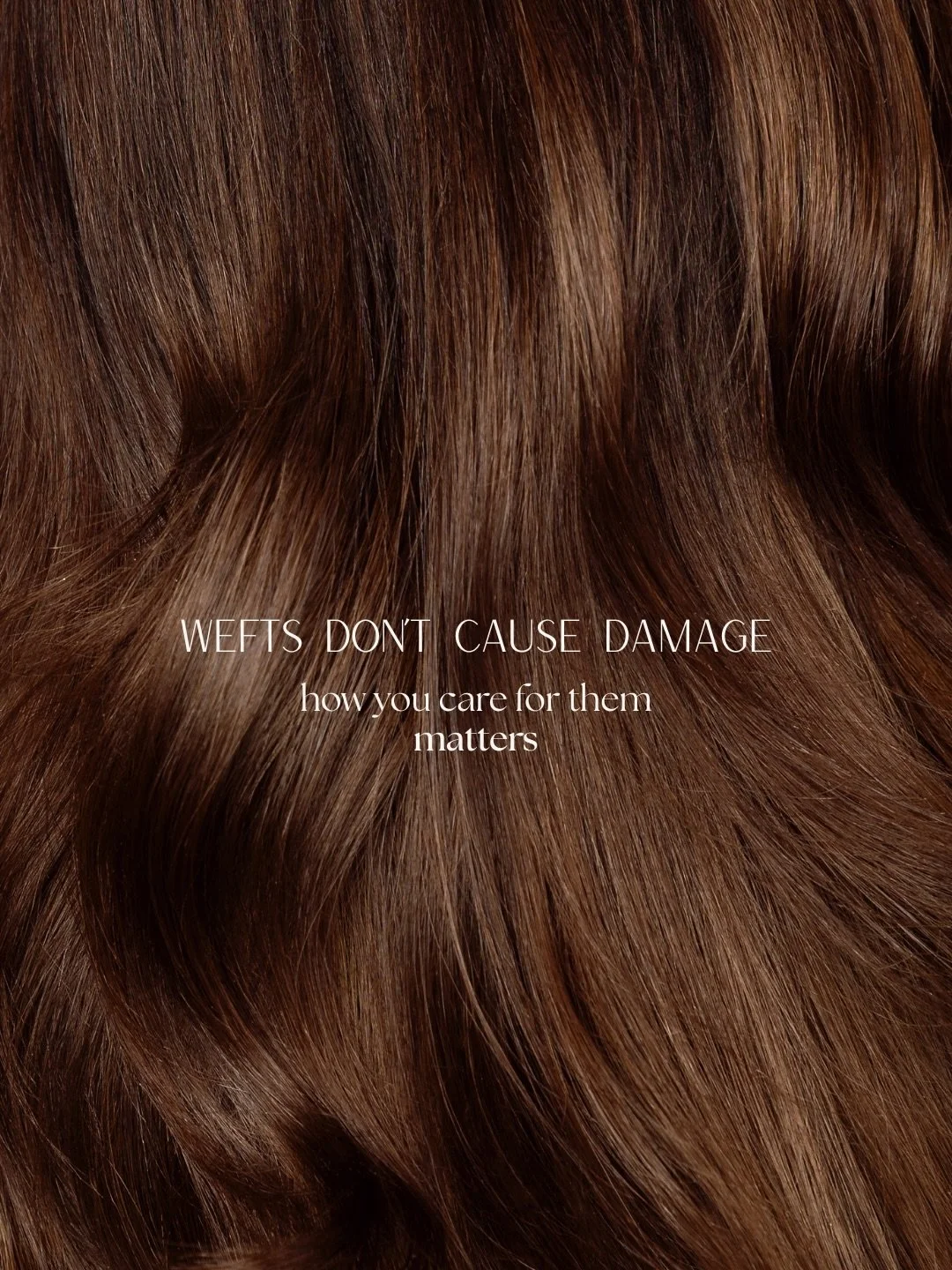 We are here to clear up the misinformation on wefts&hellip;

They do in-fact not cause damage to your hair or make your hair thinner. With the correct application and care, your wefts will actually help your natural hair grow. Wefts take the brunt fo