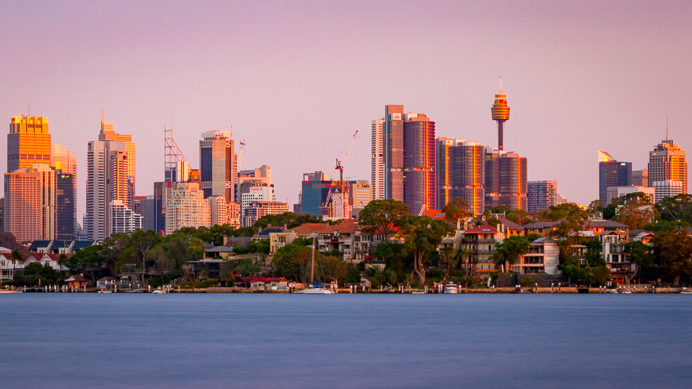 Sydney City Skyline - Woolwhich Point, NSW