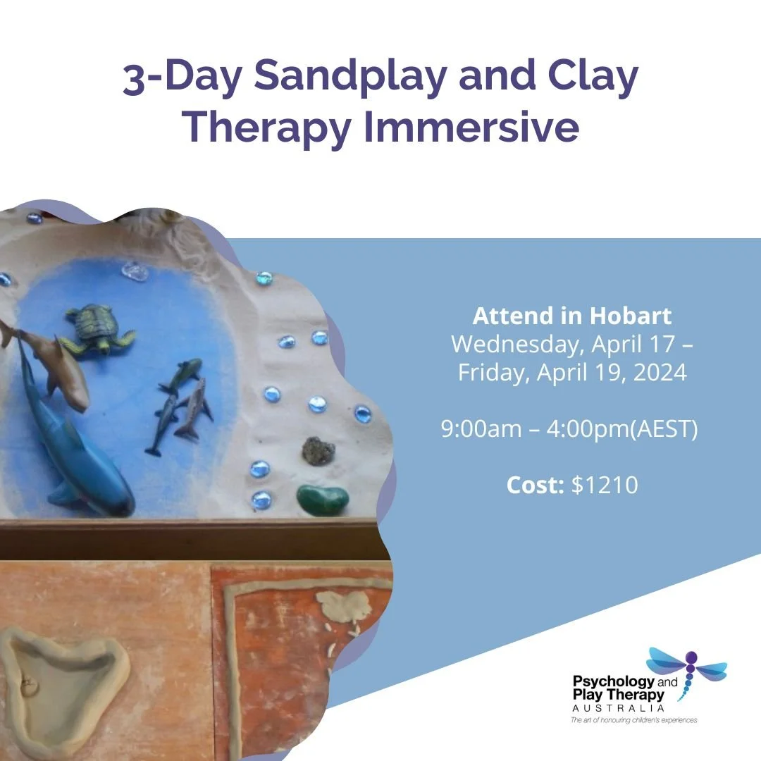3day Sandplay and Clay Therapy Immersive — Psychology and Play Therapy