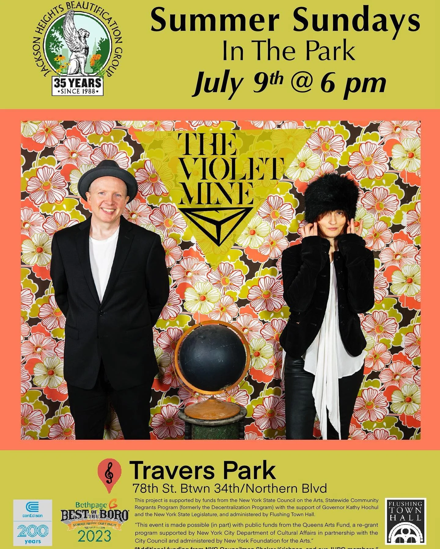 On July 9, we're playing Sundays in the Park at Travers Park in Jackson Heights. Free show starts at 6pm. Come watch us play our new singles Perfect Host and Air Ride! Both are available to stream on Spotify and Youtube 
#livemusic #livemusicnyc #new