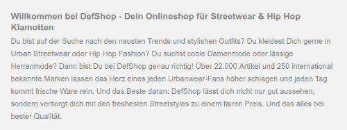 DefShops Kategorie-Text: Jogging-Anzüge für Damen