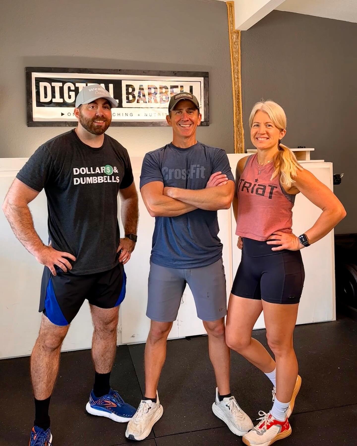 How cool is it to meet people (IRL) that you already know!

 @justingreenfp in the house today 🙌 

Got a killer workout in at DBHQ, a great lunch where we all 3 of course ordered the healthiest and most affordable option (it&rsquo;s funny bc he&rsqu