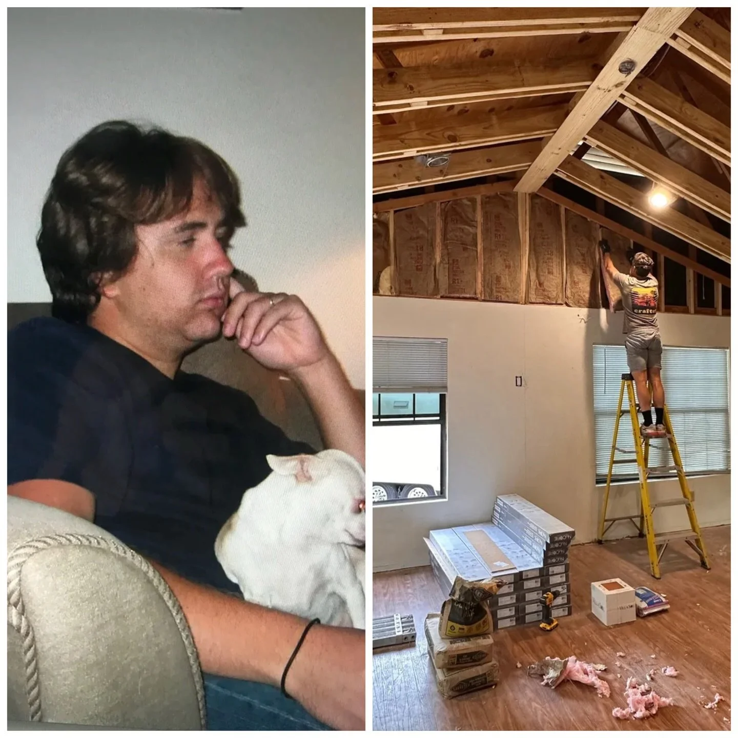 &ldquo;You have too much energy!&rdquo; 😂

The tile guy said this to me at 4 pm on Saturday while I was still ripping out countertops, installing insulation, and demoing the kitchen like it was 8am.

He had no idea Blakley and I had already been up 