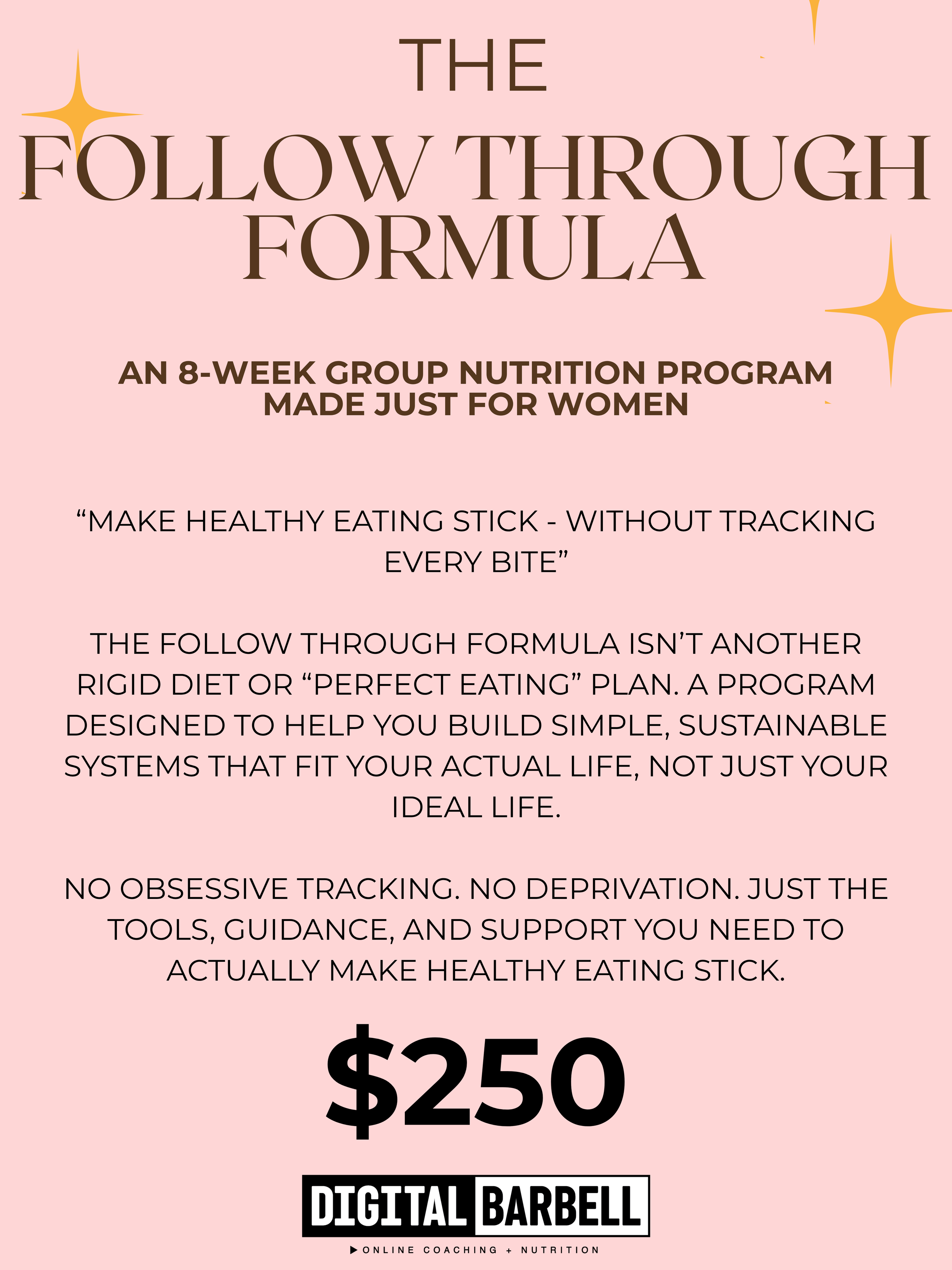 The Follow Through Formula