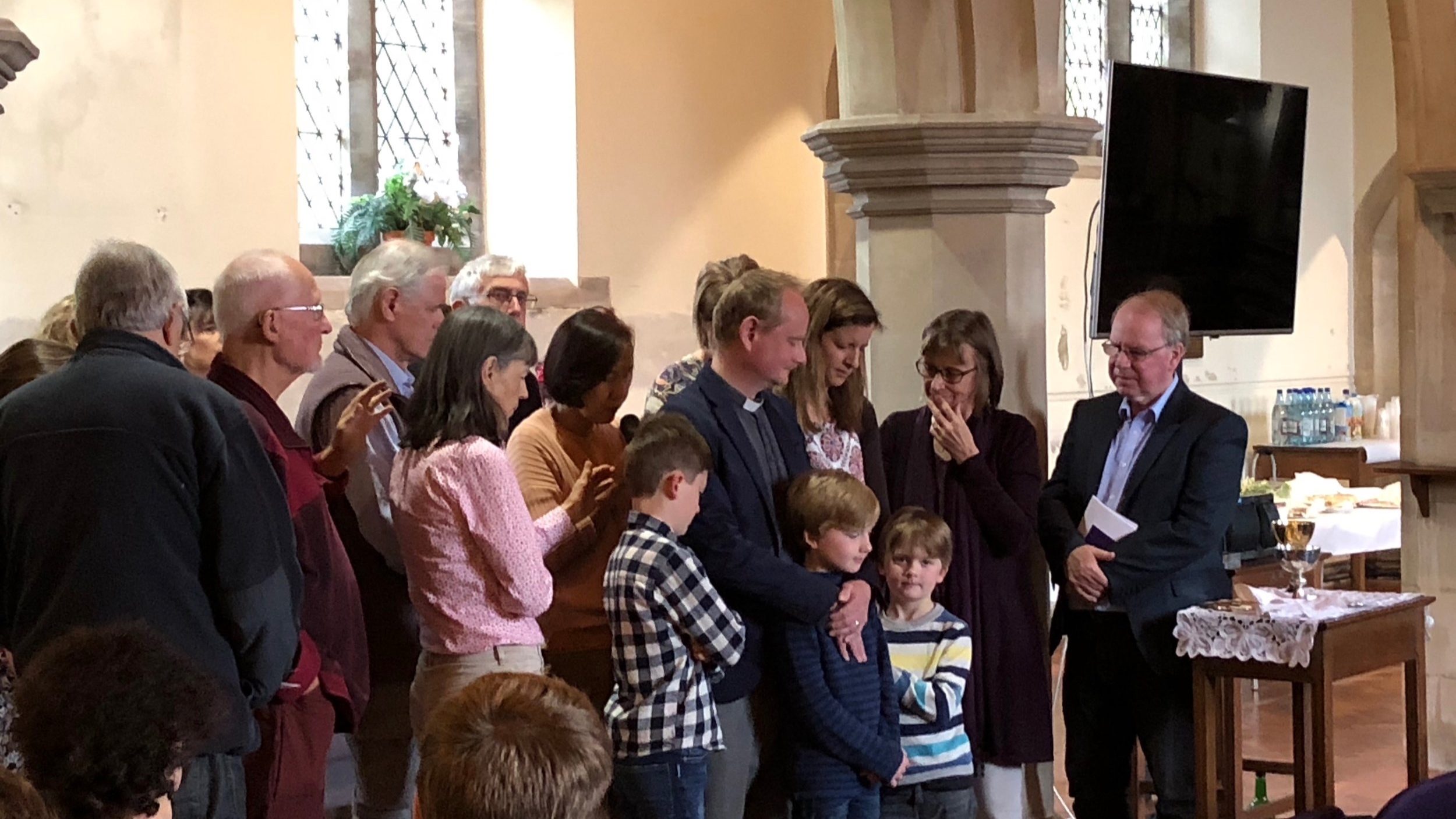 We say thank you and farewell to our curate Tom Benyon