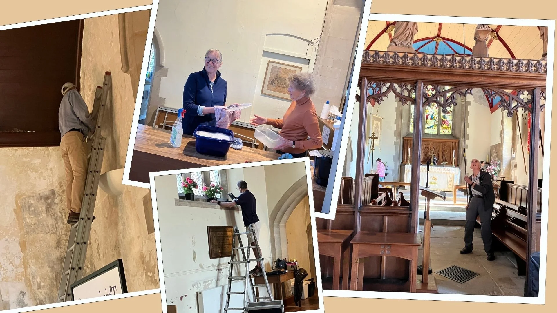 Thank You for helping Spring Clean St. John’s Church