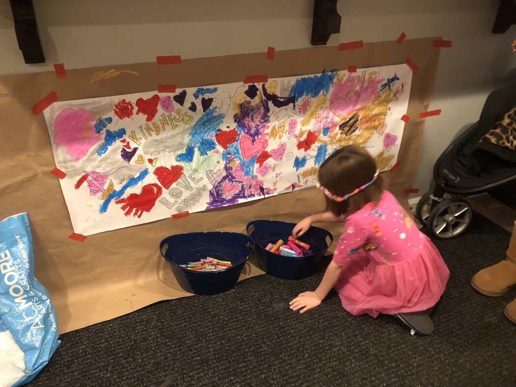 Easy Toddler Painting Project With Paint Sticks and Toys