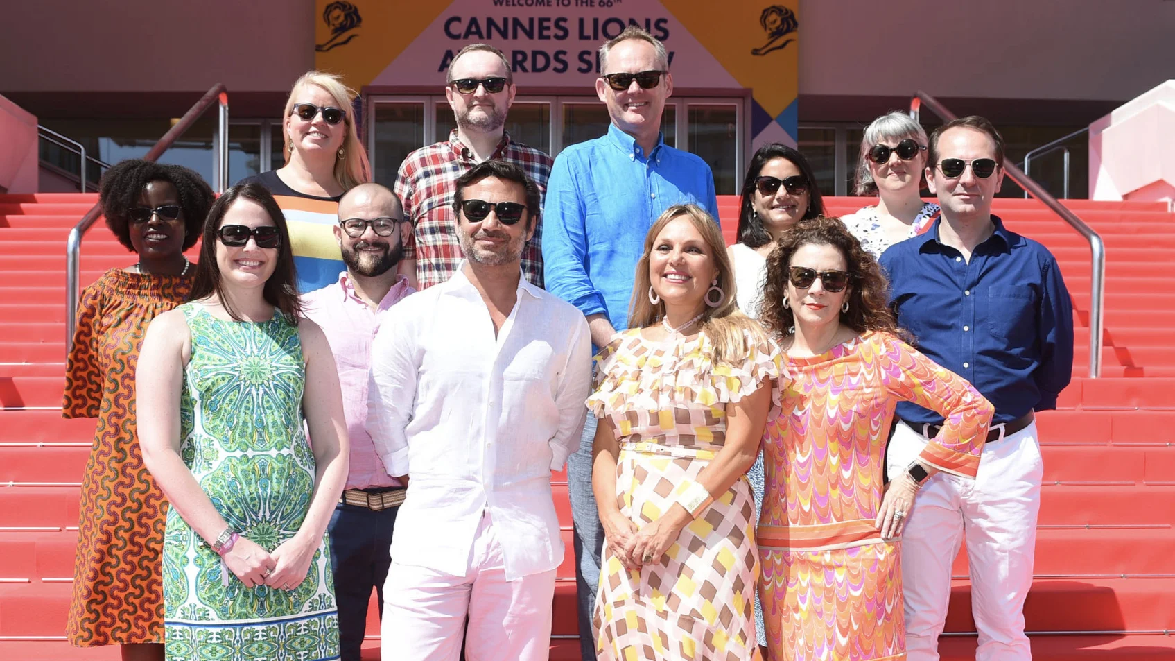 Daniel Seymour (middle right) with some of the Unstereotype Alliance’s partners on the red carpet