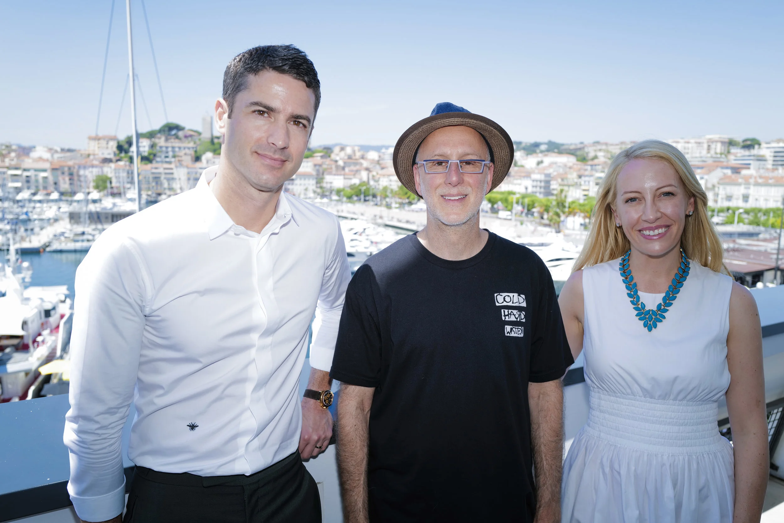 Jon Haber (left), Rafe Offer and Julia Hartz