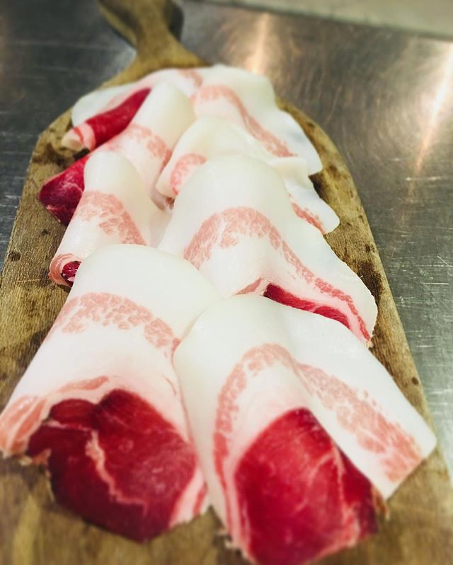 House cured Tamworth pig cheek making its first appearance tonight#tapas #charcuterie#whitstable