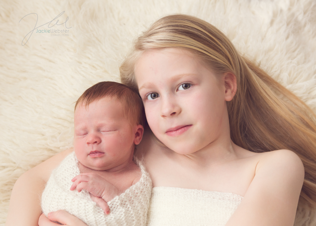 Newborn with sister