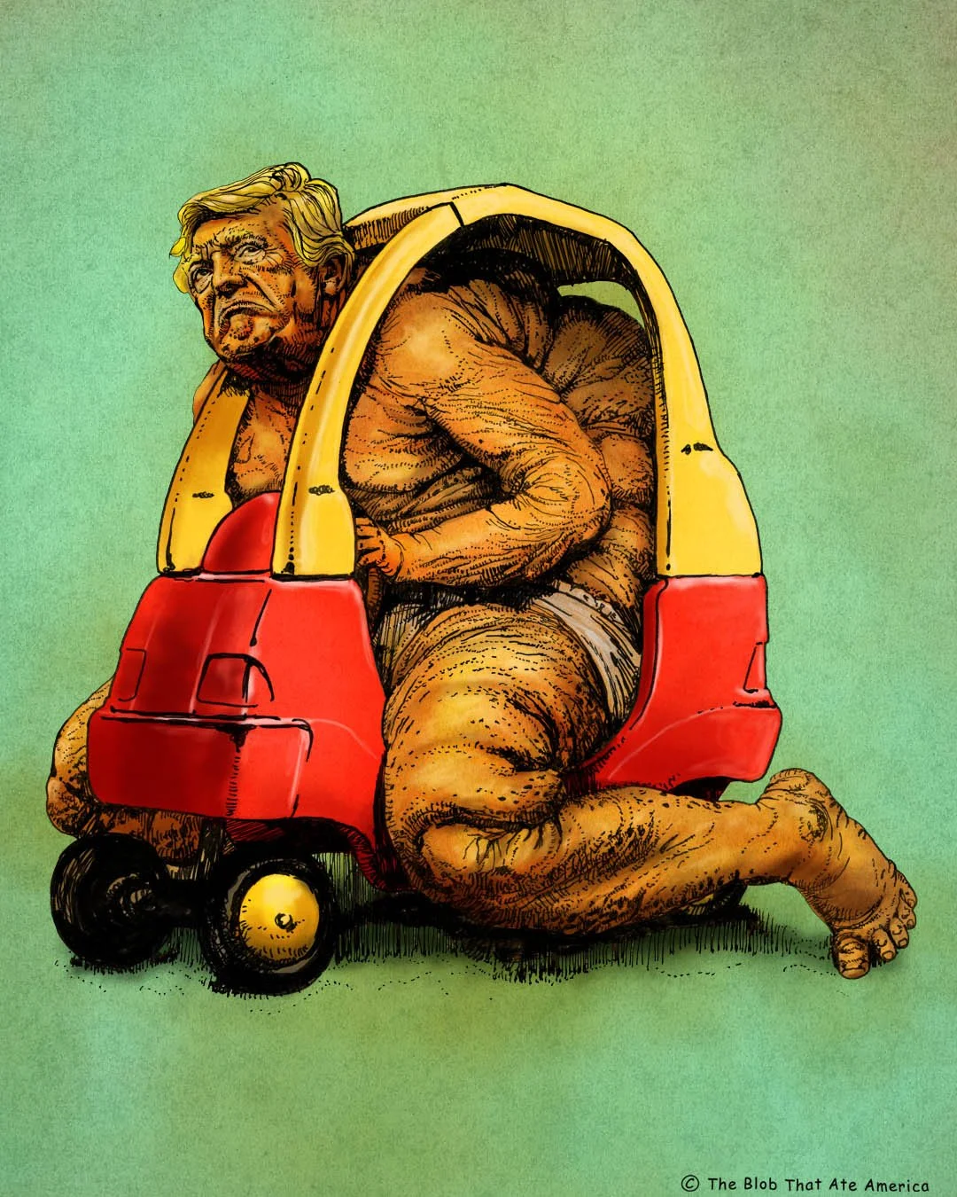 Baby Donnie at the Controls
