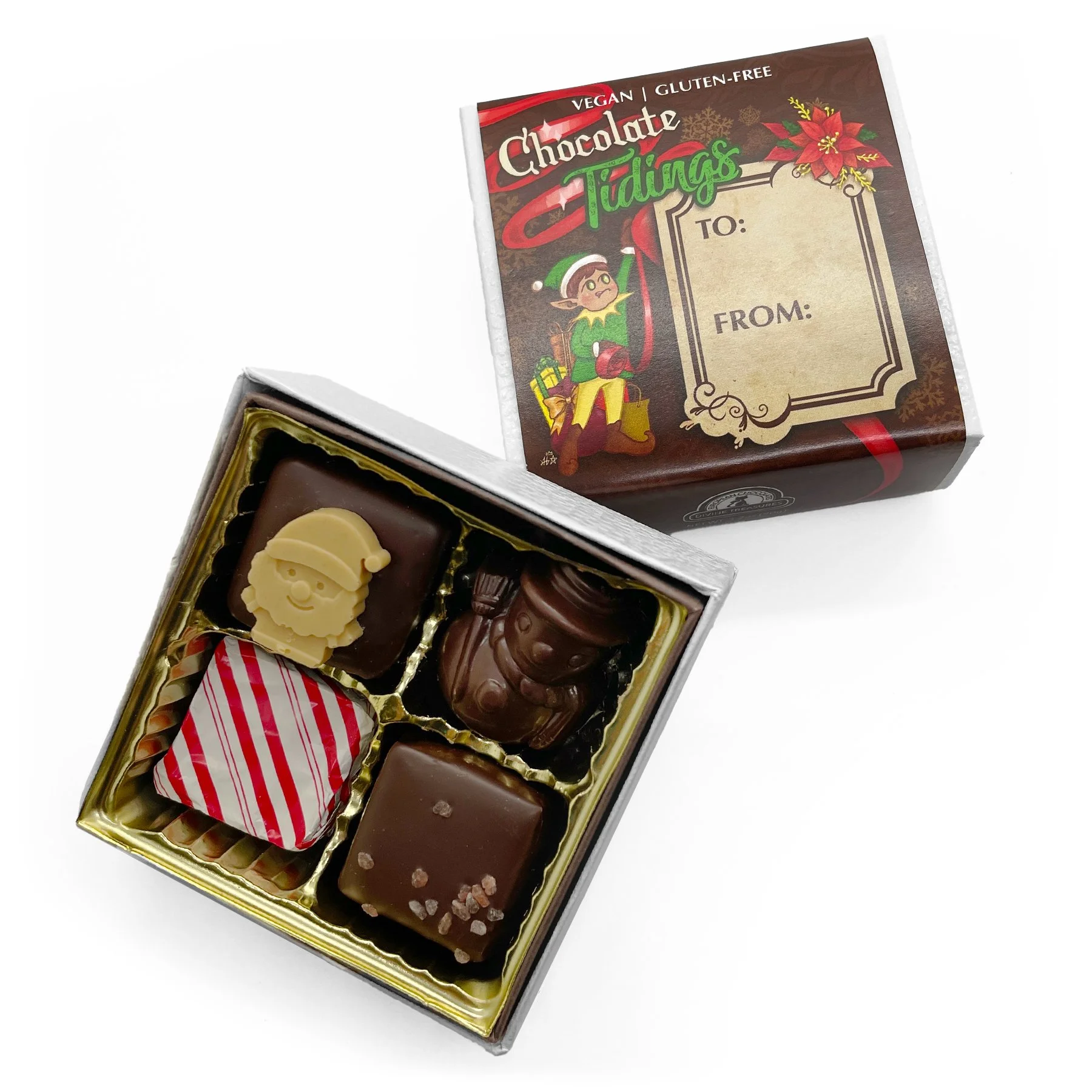 "To & From" Chocolate Tidings (4-piece)