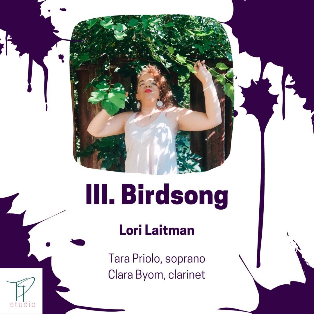 It's the last day of Women's History Month, so let's go all out shall we? 

@clarabyommusic and I celebrate our 6 monthiversary of making virtual recordings together with this recording of Lori Laitman's Birdsong from her song cycle I Never Saw Anoth
