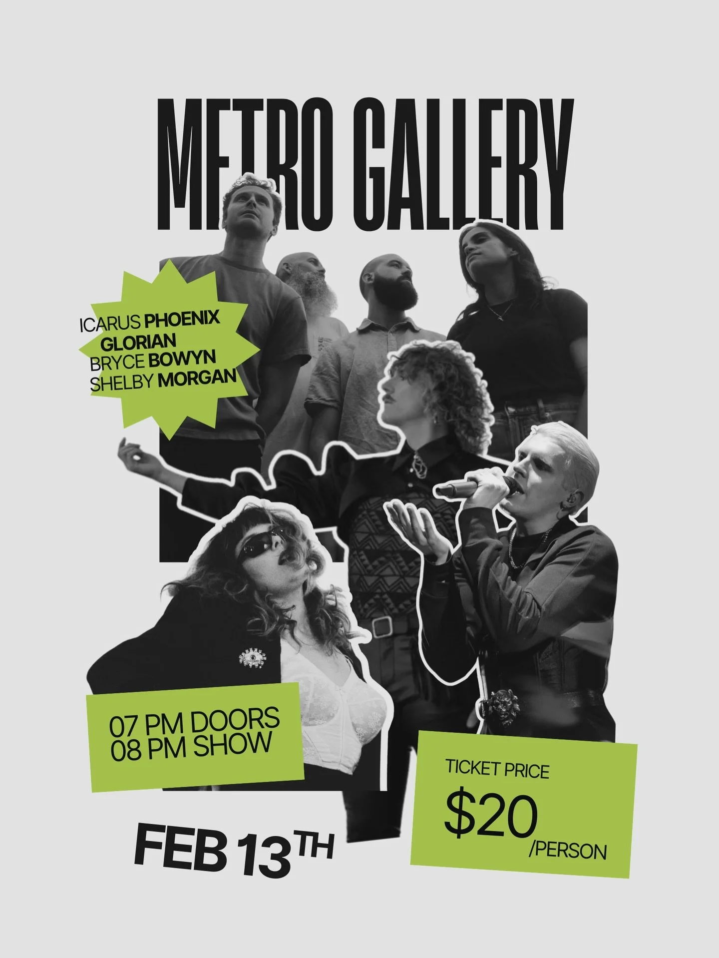 2/13 &bull; metro baltimore 💘

icarus phoenix, glorian, shelby morgan, bryce bowyn

dance. party. repeat.

high gloss pop energy for your pre-valentine&rsquo;s night.

tickets and info in bio. 🎟️