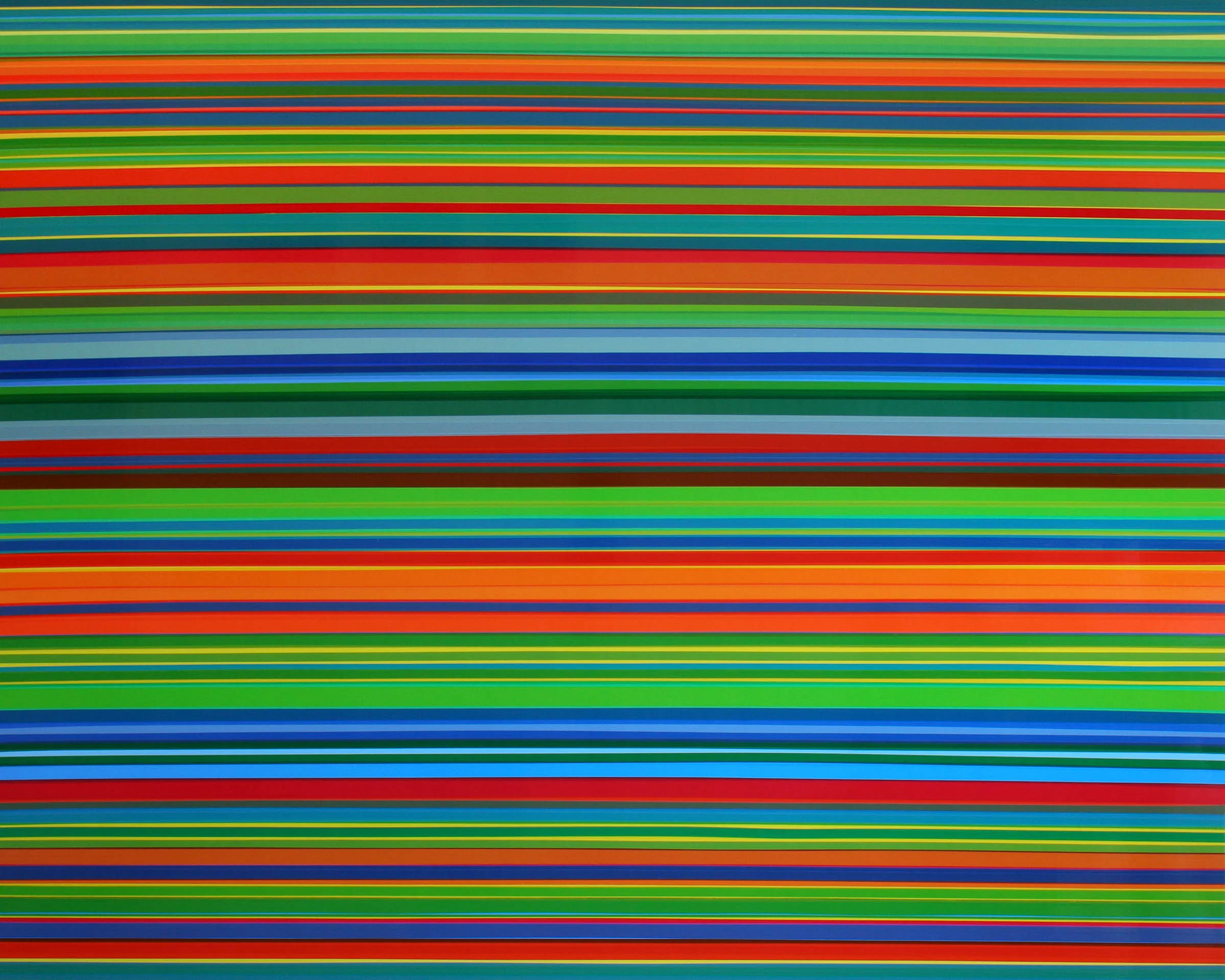 Sometimes I See It All, Doesn't Last Long, 2013, semi-transparent tape on panel, 48 x 60 inches
