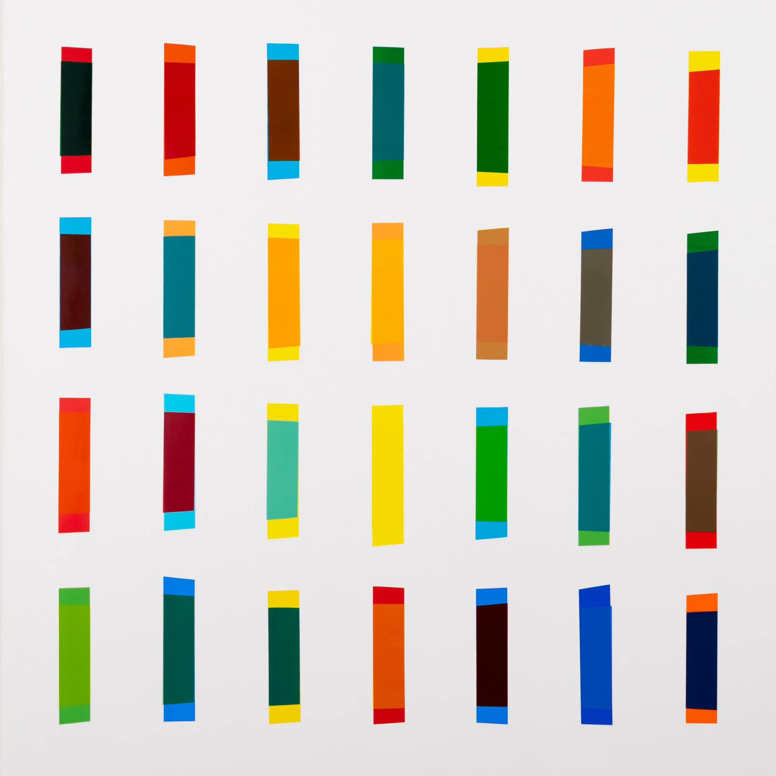 Lift, 2019, semi-transparent tape on panel, 48 x 48 inches 