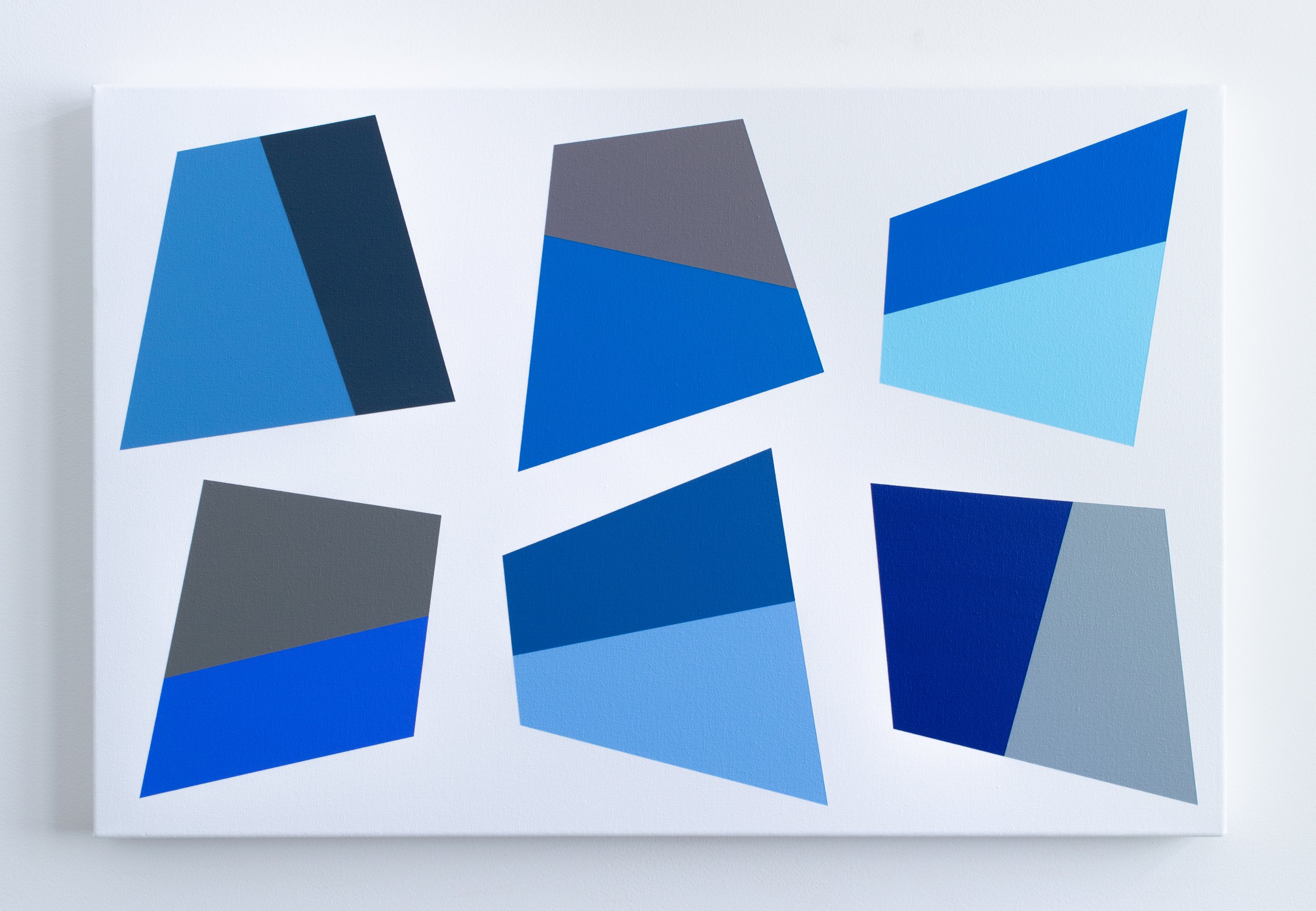 This Way and That, 2025, acrylic on canvas, 20 x 30 inches
