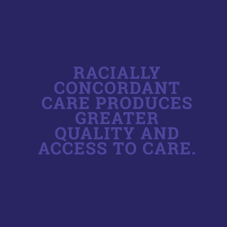  Race-concordant care produced longer visits; increased provider participation and communication; and higher ratings of client satisfaction and trust compared with race-discordant visits.  Provider-client communication has been associated with commit