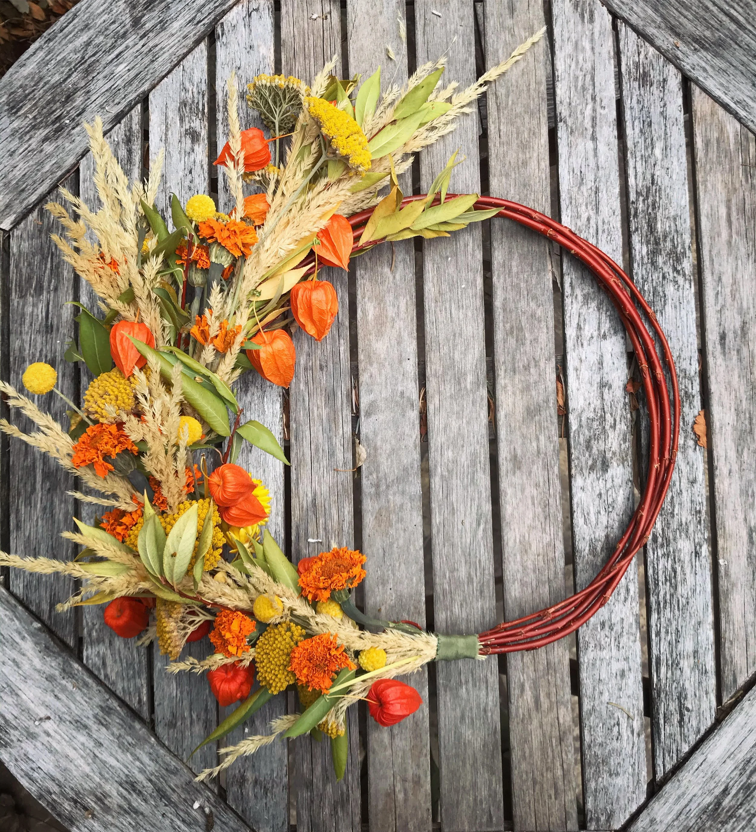Workshop 10/17 Dried Floral Wreath