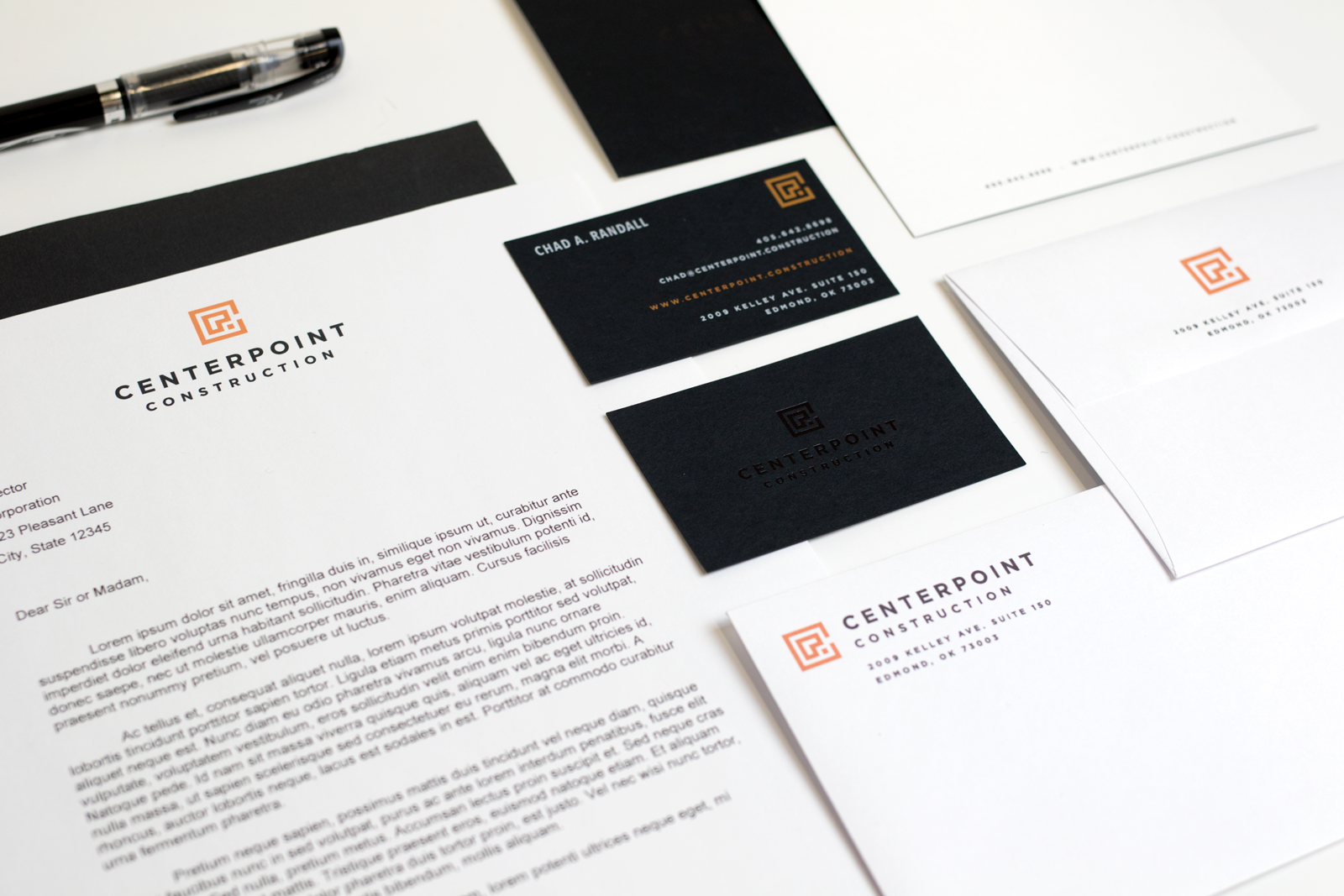  Stationery in application. 